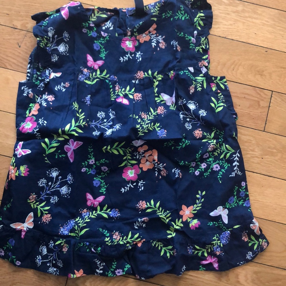 Gap factory girls ruffled top
